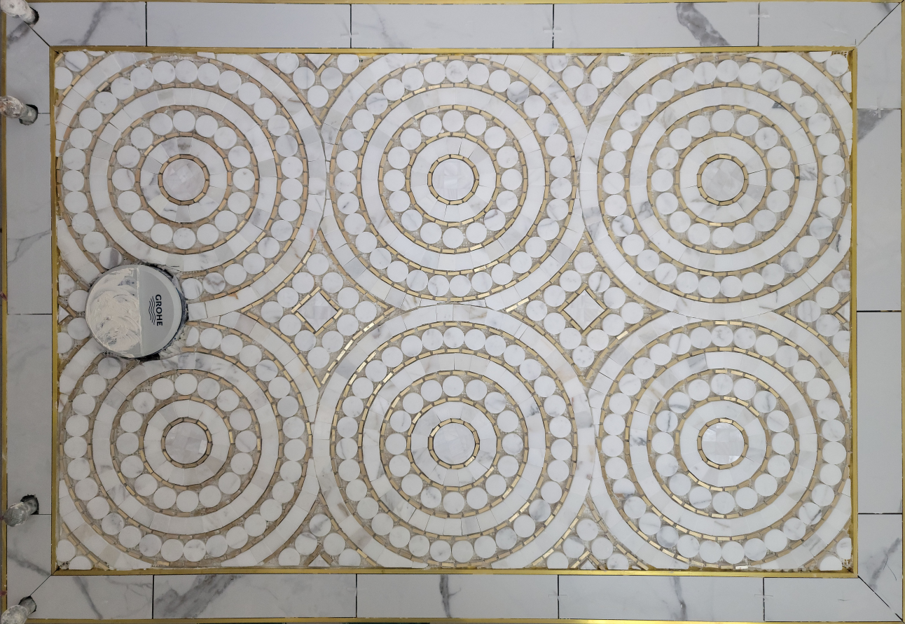 Create a Unique Backsplash with WaterjetMosaicTile Patterns