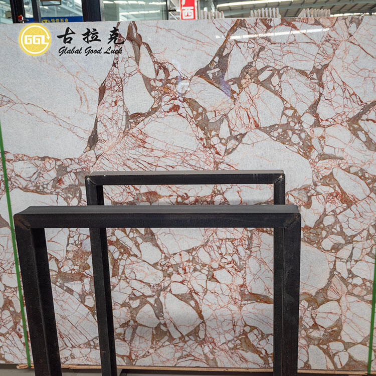 Calacatta Red Marble Slab for Interior Decorative and Floor Wall Countertop