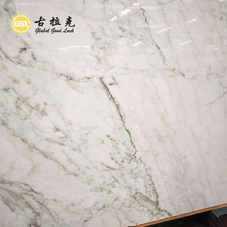 Natural White Marble Slab for Interior Decorative Wall Floor