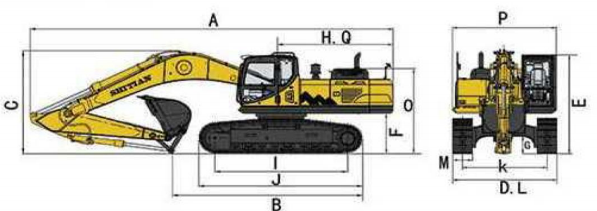 hs220 8 hydraulic excavator-3
