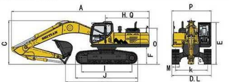 sh600 9 hydraulic excavator-3