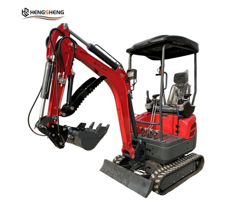 CE/EPA HS-18 Miniature Hydraulic Track-Type Excavator - 1.8-ton Small-scale Construction Equipment