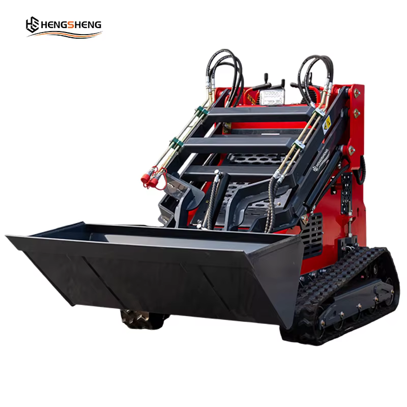 EU/EPA HS430 Crawler/wheel-type Skid Loader youpu Diesel Engine Bucket Capacity0.17m³ Disaster Relief Equipment Oneyear warranty