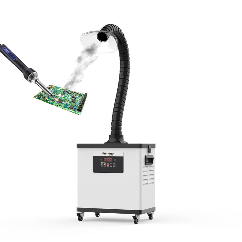 Fumego DX1001 High Efficiency Negative Pressure Hepa Filtered Fume Extractor Wholesale Air Cleaning Equipment for Metal Welding Smoke Odor