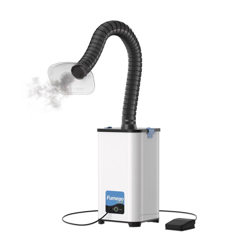 Fumego Hot-selling 80W XF180III  Fume Extractor with 3-in-1 Hepa Filter for Solding Smoke Removal Fume Purifier