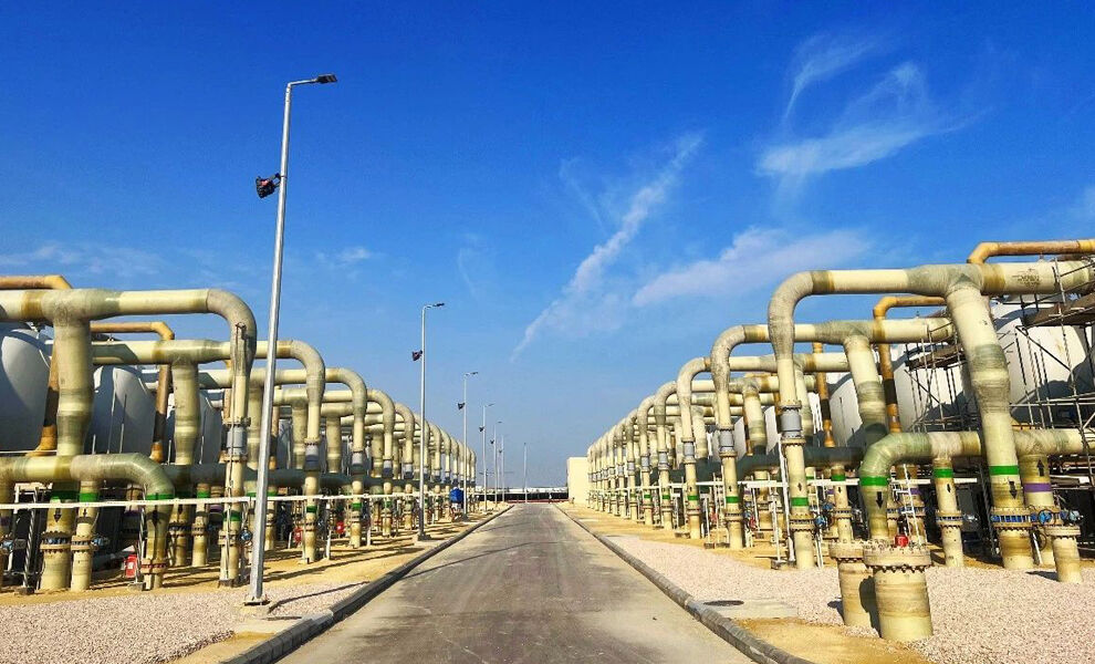 Proyecto de desalinización en la región de Yabail, Arabia Saudita