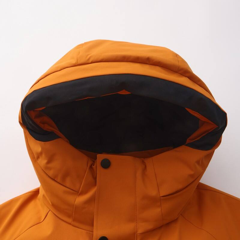  Men's Waterproof Down Parka - Heavyweight Windproof Outdoor Utility Winter Jacket