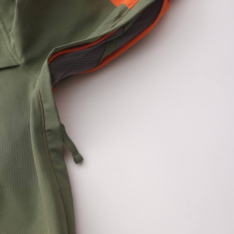 Men's High-Visibility Contrast Color Outdoor Tech  Parka