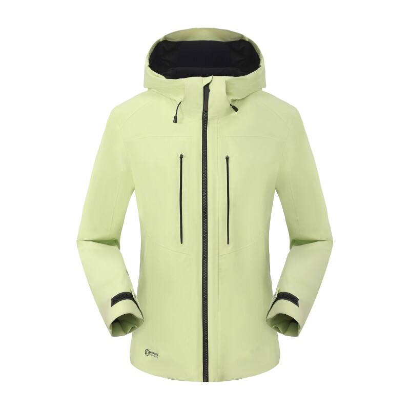 Women's Waterproof Hard-shell Jacket - High-Visibility Outdoor Performance Parka