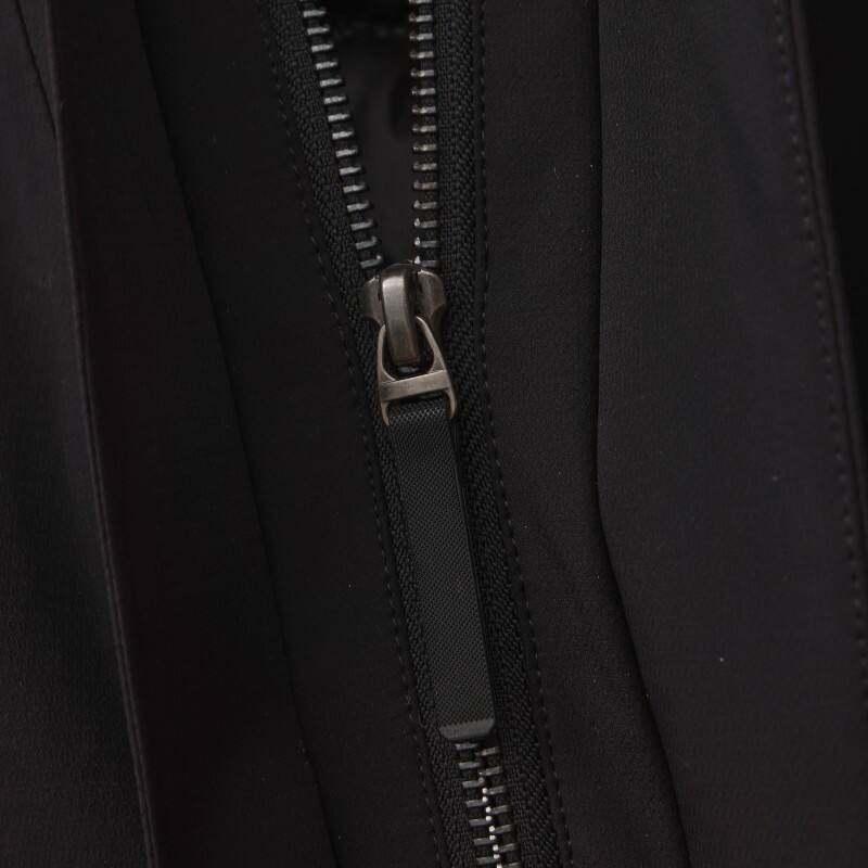 Men's Urban Commuter Parka - Minimalist Waterproof Shell with Concealed Closure