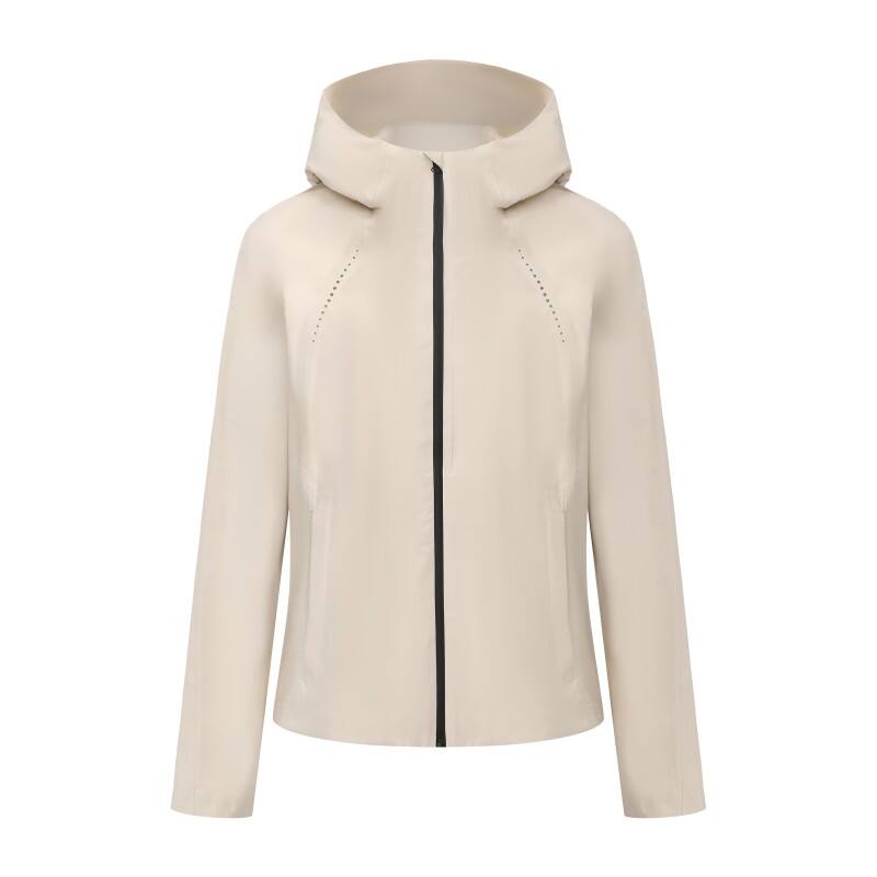 Women's Performance Windbreaker - Laser-Cut Ventilation UV-Protection Active Jacket