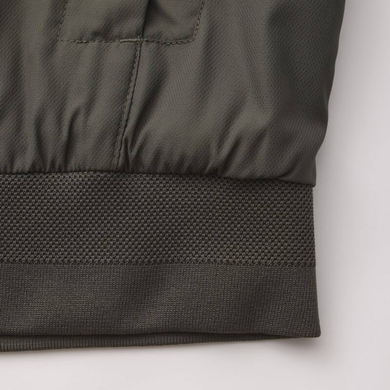 Men's Minimalist Lightweight Bomber Jacket - Urban Leisure Sage Green Windbreaker
