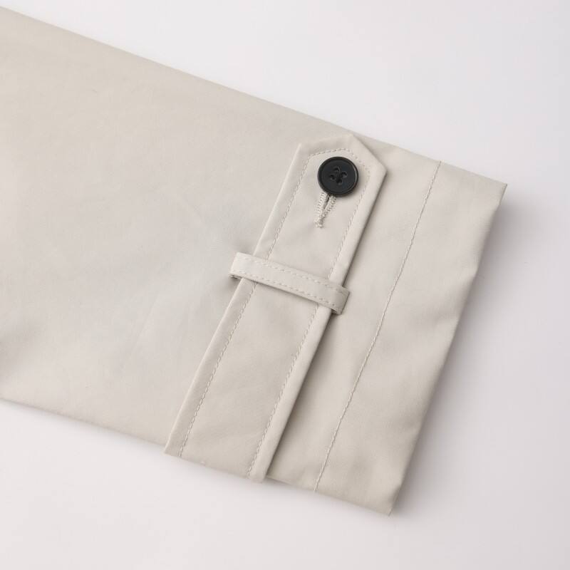 Men's Urban Commuter Trench - Lightweight Water-Resistant Cropped Hooded Jacket