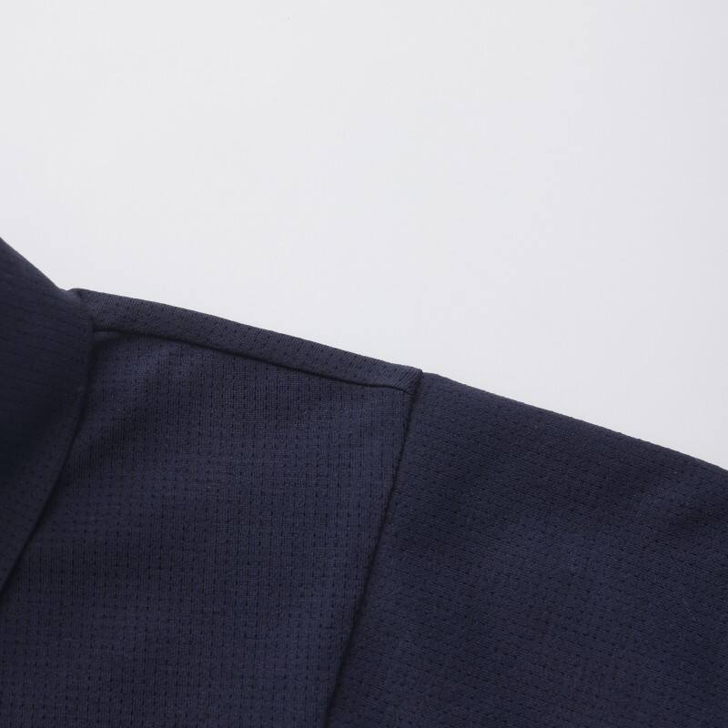 Men's Performance Zip Polo - Moisture-Wicking Quick-Dry Knit Athletic Shirt
