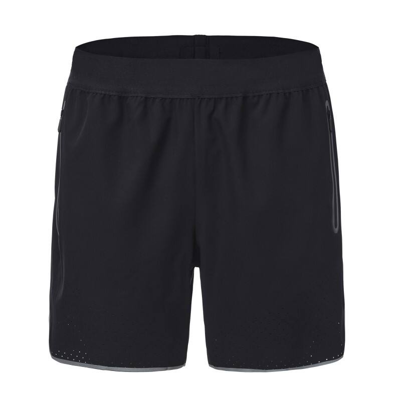 Men's Tech Training Shorts - Laser-Cut Breathability with Reflective Zip Pockets