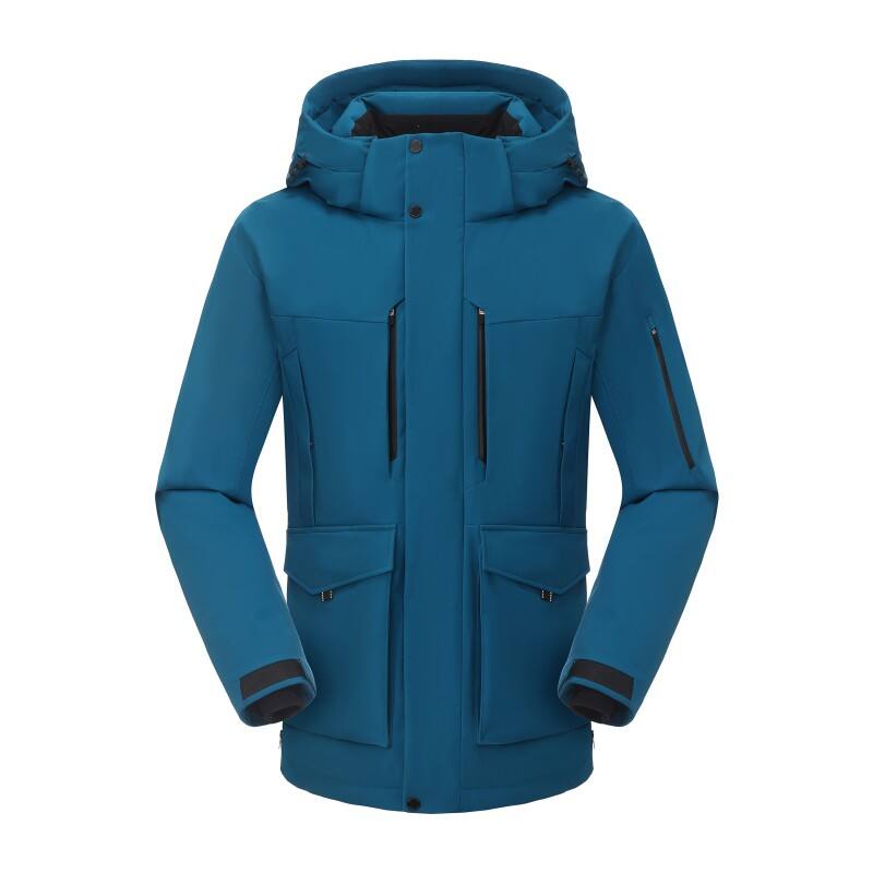Men's Heavyweight Winter Parka - Waterproof Insulated Expedition Outdoor Jacket