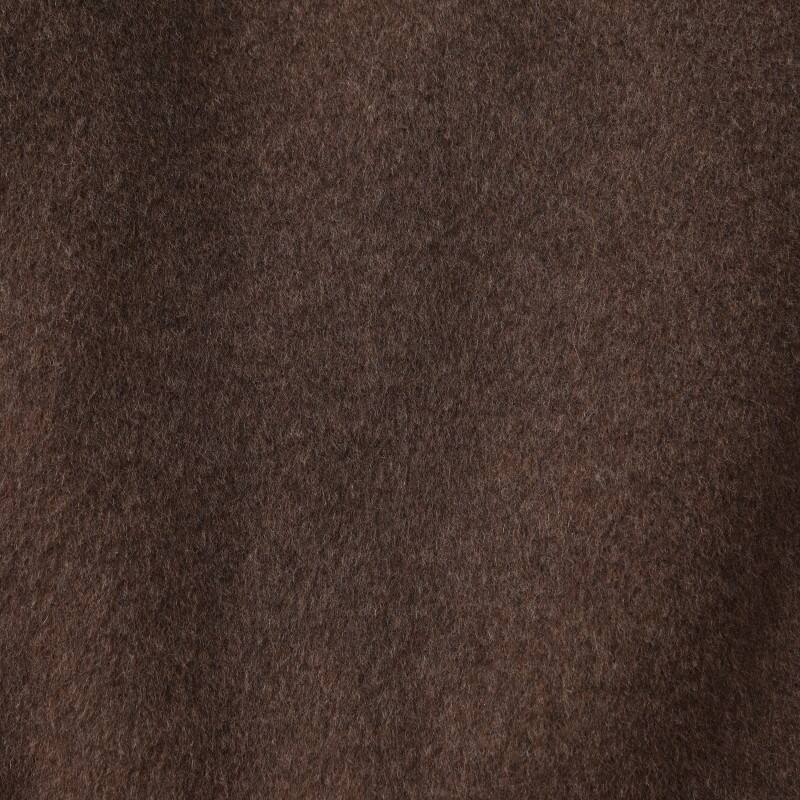 Women's Wool Blend Wrap Coat - Elegant Crochet-Stitch Trim Oversized Outerwear