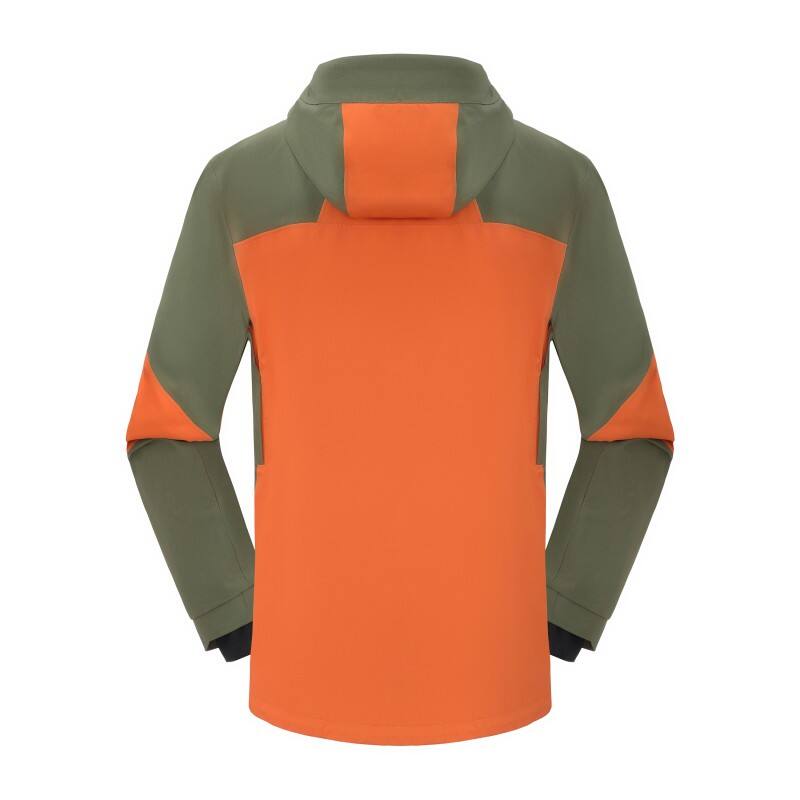 Men's High-Visibility Contrast Color Outdoor Tech  Parka