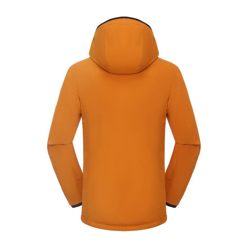  Men's Waterproof Down Parka - Heavyweight Windproof Outdoor Utility Winter Jacket