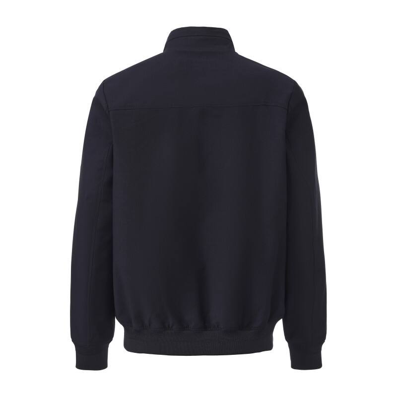  Slim-Fit Urban Commuter Jacket - Minimalist Mock-Neck Shell with Metal Zips
