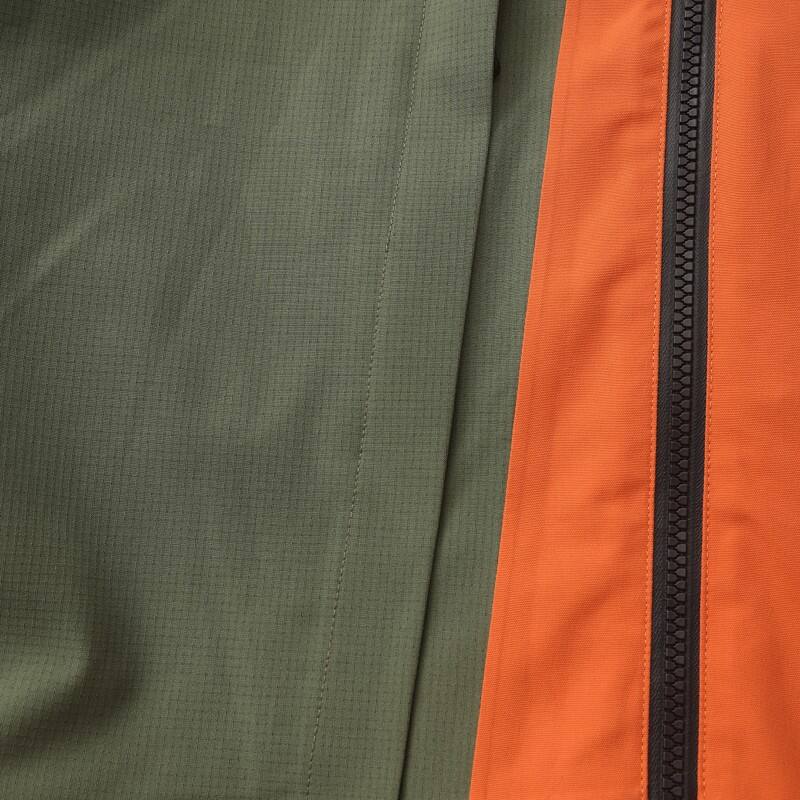 Men's High-Visibility Contrast Color Outdoor Tech  Parka