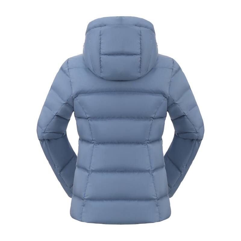 Women's Lightweight Down Jacket - Slim-Fit Water-Resistant Hooded Puffer Coat