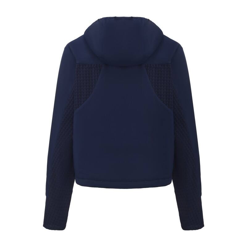 Women's Performance Hybrid Jacket - Breathable Textured Mesh Knit Active Layer