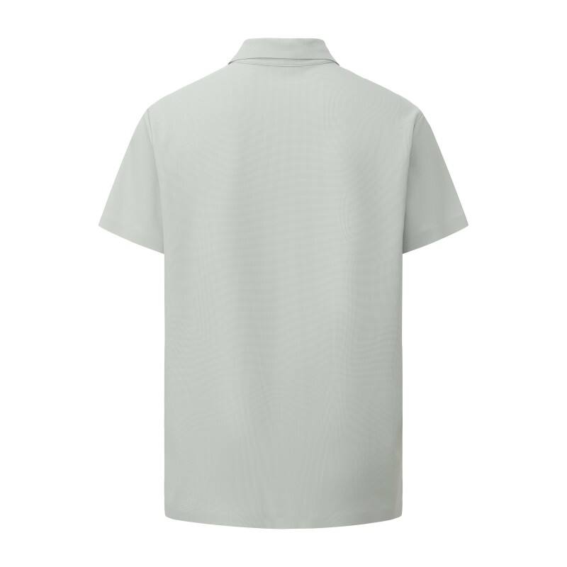 Men's Performance Polo Shirt - Breathable Textured Knit with Moisture-Wicking Finish