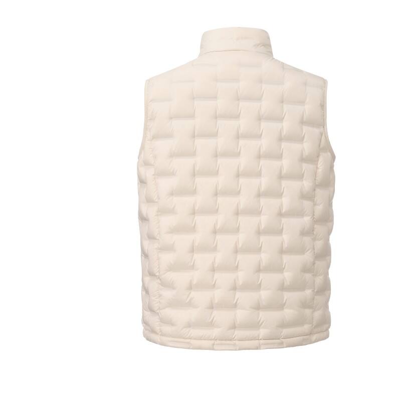  Men's Seamless Heat-Bonded Down Vest - Lightweight Windproof Puffer Gilet