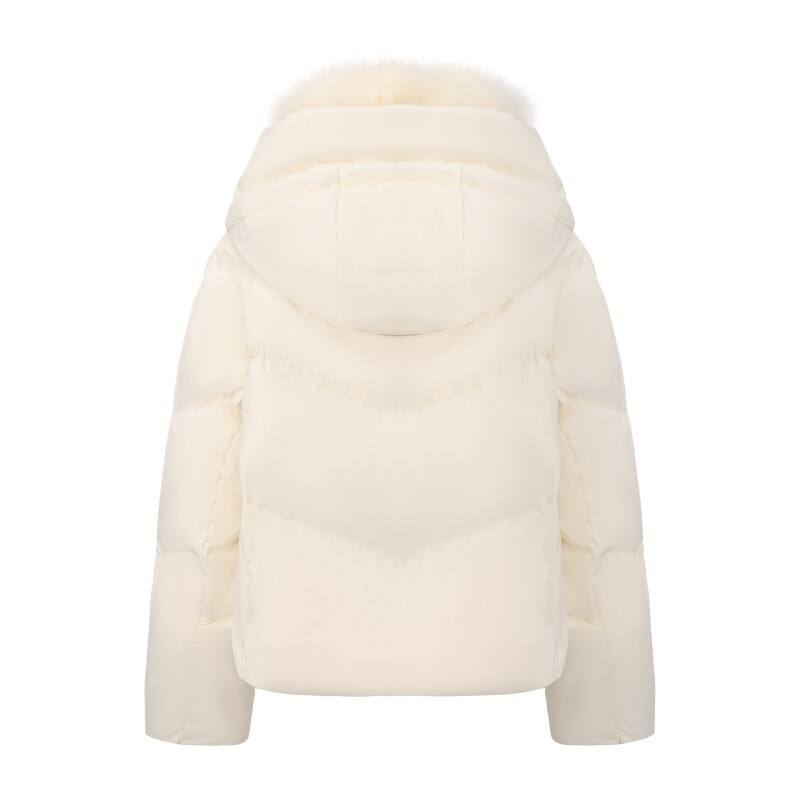 Women's Premium Down Parka - Winter Coat with Removable Fur Trim & Cinched Waist