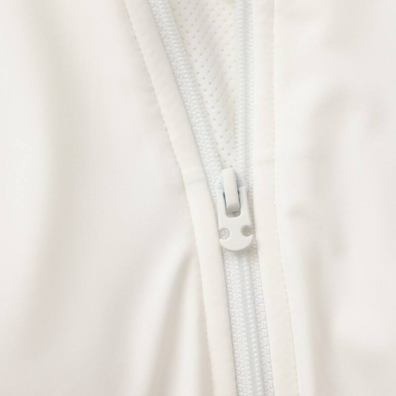 Women's Performance Long line Jacket - Moisture-Wicking Knit Hoodie with Contrast Piping
