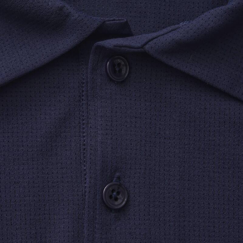 Men's Performance Zip Polo - Moisture-Wicking Quick-Dry Knit Athletic Shirt