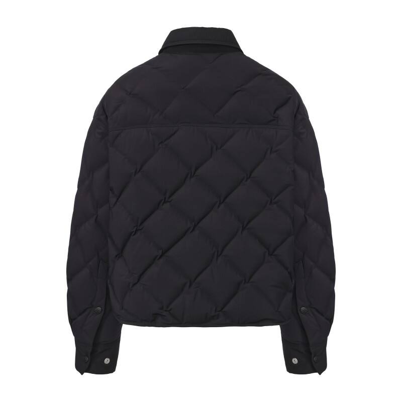 Women's Diamond Quilted Jacket - Lightweight Insulated Shacked with Star Embroidery