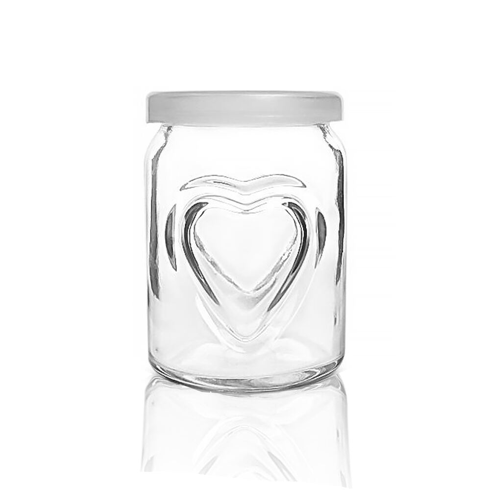 Heart-shaped 8 oz Glass Dessert Cups for Wholesale