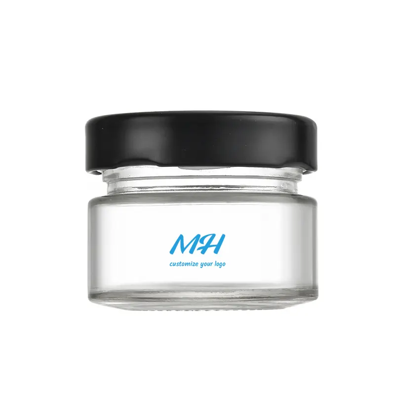 70ml 150ml 200ml Round Glass Jars for Bulk Orders – Custom Packaging