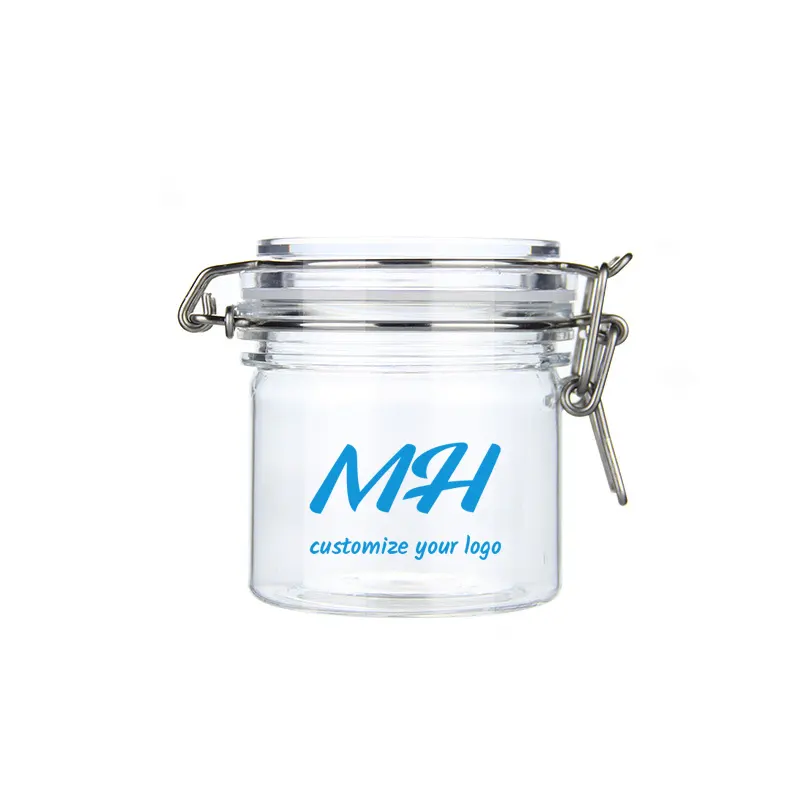 180ml 200ml 250ml 420ml Glass Storage Jars with Glass Lids