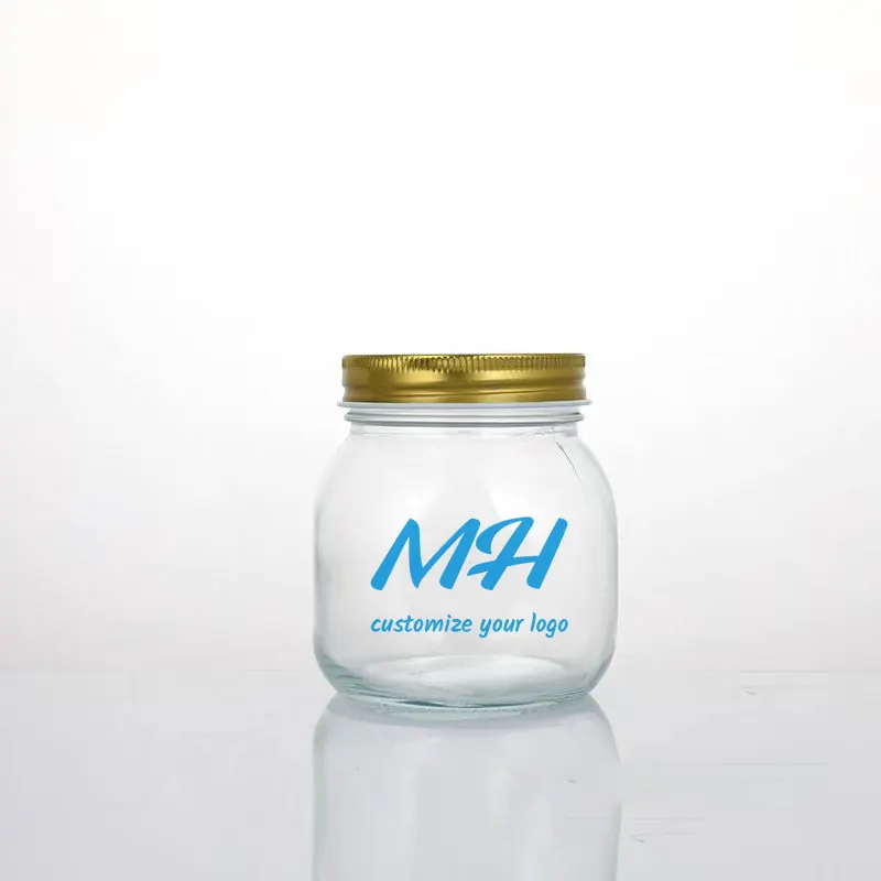 150ml 300ml 380ml 500ml Large Mason Jar – Recyclable Glass Jars with Lids by Jar Manufacturer 