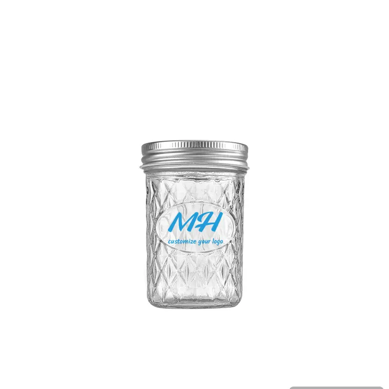 250ml 350ml 620ml Medium Glass Jars – Glass Mason Jars Custom Packaging Solutions
