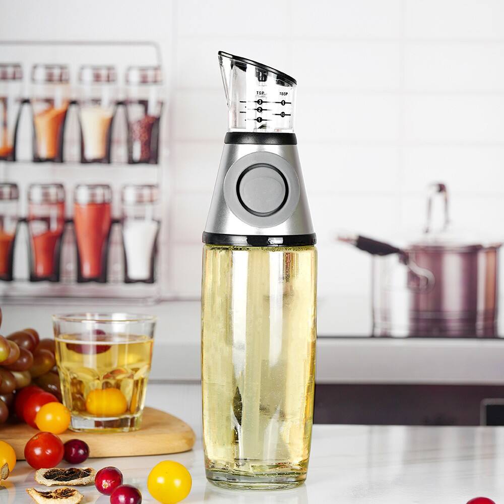 Customizable Glass Olive Oil Dispenser