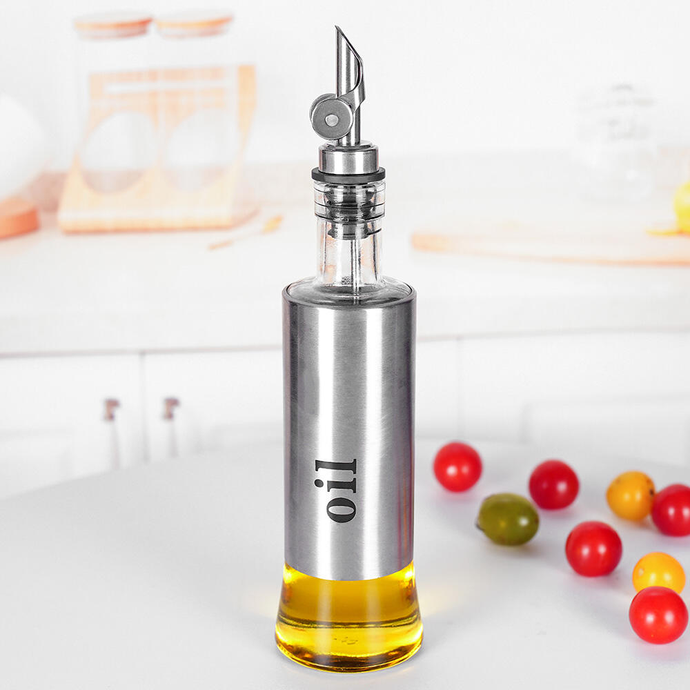 Leak-Proof Olive Oil Bottle Dispenser for Kitchen and Bar