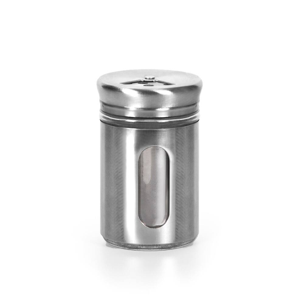 Stainless steel Spice Shaker Jars with Transparent Window