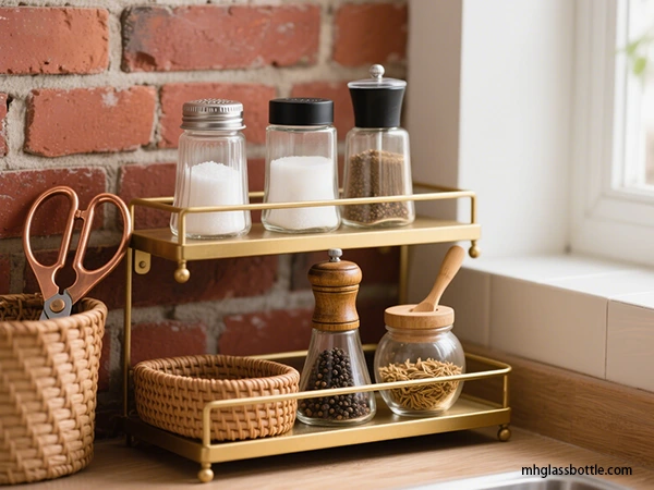 Étude de cas : Petits pots à épices en verre pour une marque d'articles de cuisine aux États-Unis