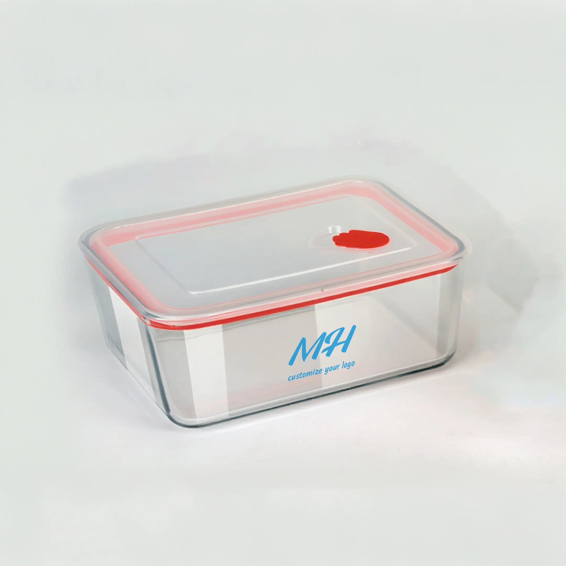 hộp đựng thực phẩm vuông bằng thủy tinh 450ml 1150ml 2500ml có nắp đậy - Hộp đựng tùy chỉnh bán buôn