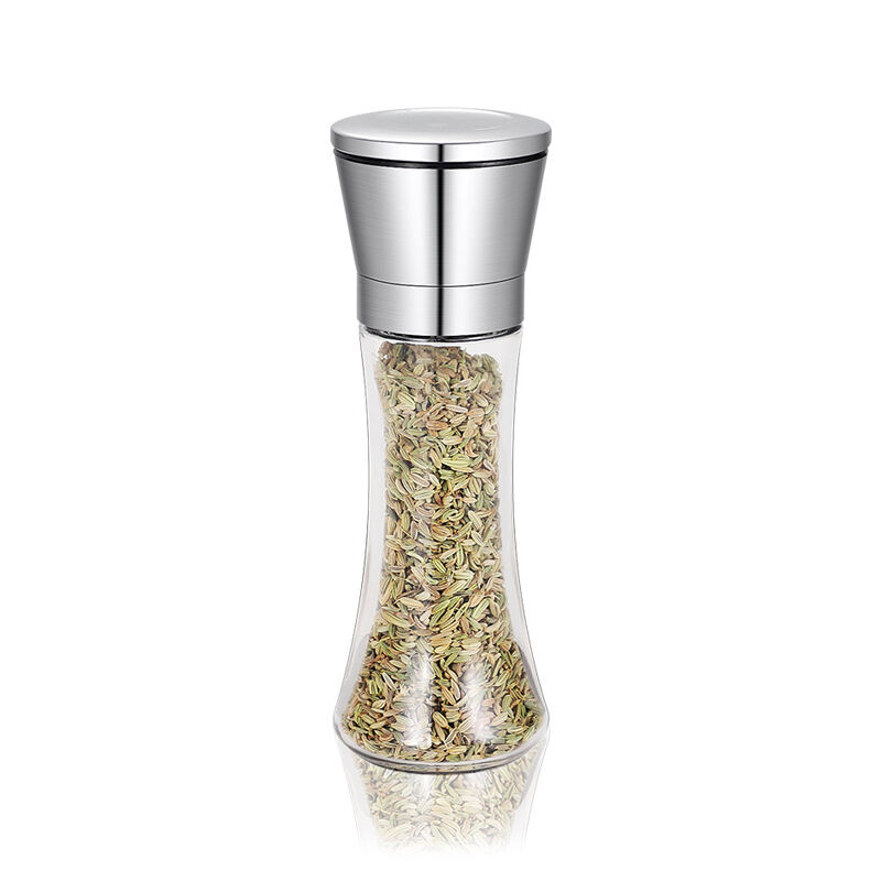 180ml 200ml Glass Spice Herb Grinder With Chamber