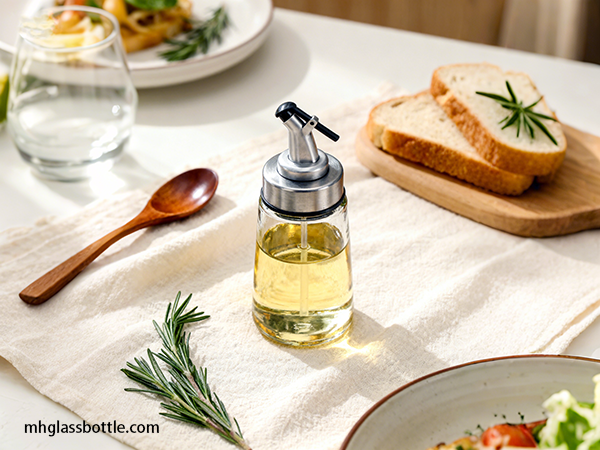 Case Study: 4 oz Glass Oil Bottles for a French Gourmet Company