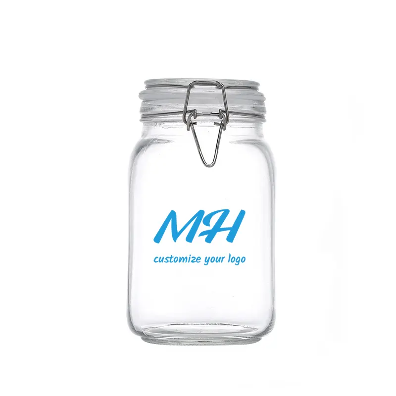 1500ml 2000ml 3000ml Airtight Glass Jar with Secure Closure –  Packaging for Brands & Retailers