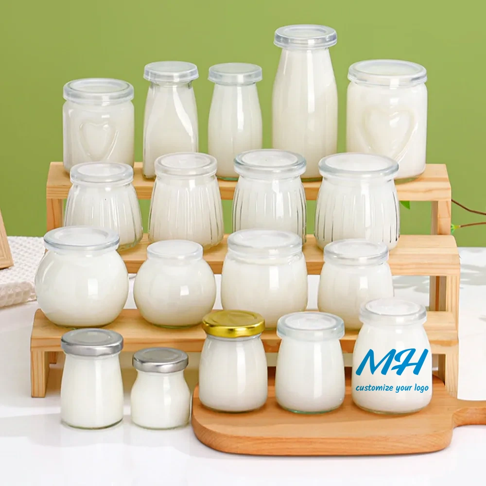 different glass yogurt jars mh.webp