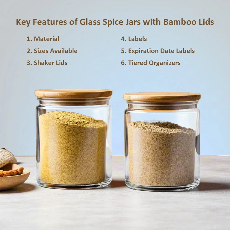 Aesthetic and Organizational Benefits of Spice Jars with Bamboo Lids