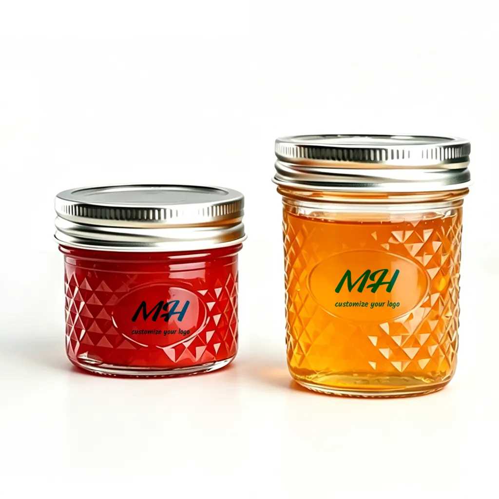 Frascos de vidrio Mason con tapas – Frascos mini de boca ancha