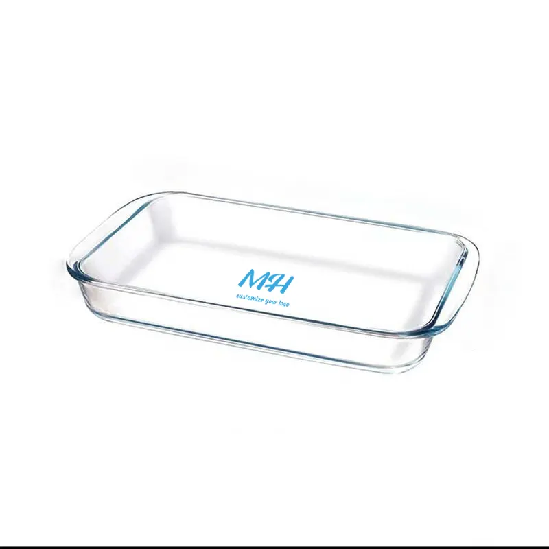 1000ml 1600ml 1800ml Square Glass Pan - Oven Safe Glass Bakeware Wholesale